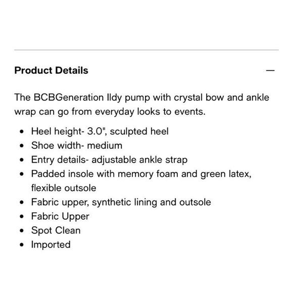 BCBG Idly Crystal Bow Ankle Strap Heel Rhinestone Size 9 NEW Pointed Toe Pump - Picture 6 of 12